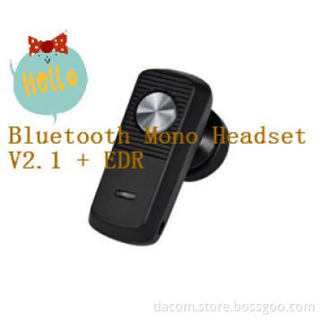 Bluetooth Mono Headset V2.1 + EDR, Easy Operation and Good Price